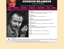 Tablet Screenshot of georges-brassens.com